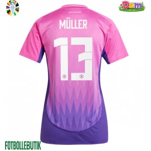 Tyskland Thomas Muller #13 Bortatröja Kvinnor EM 2024 Kortärmad